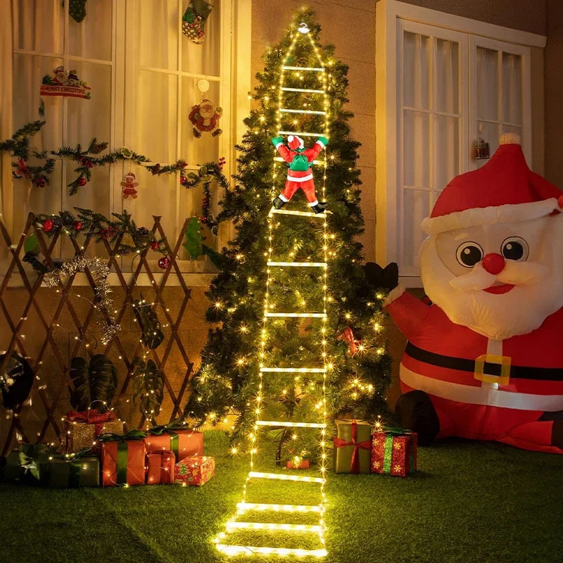Christmas Lights Outdoor - LED Christmas Lights Christmas Decorative Ladder