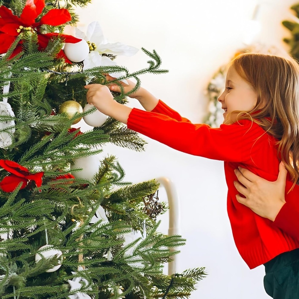 10PCS Christmas Artificial Nor - Christmas Wreath Fake 评论和价格