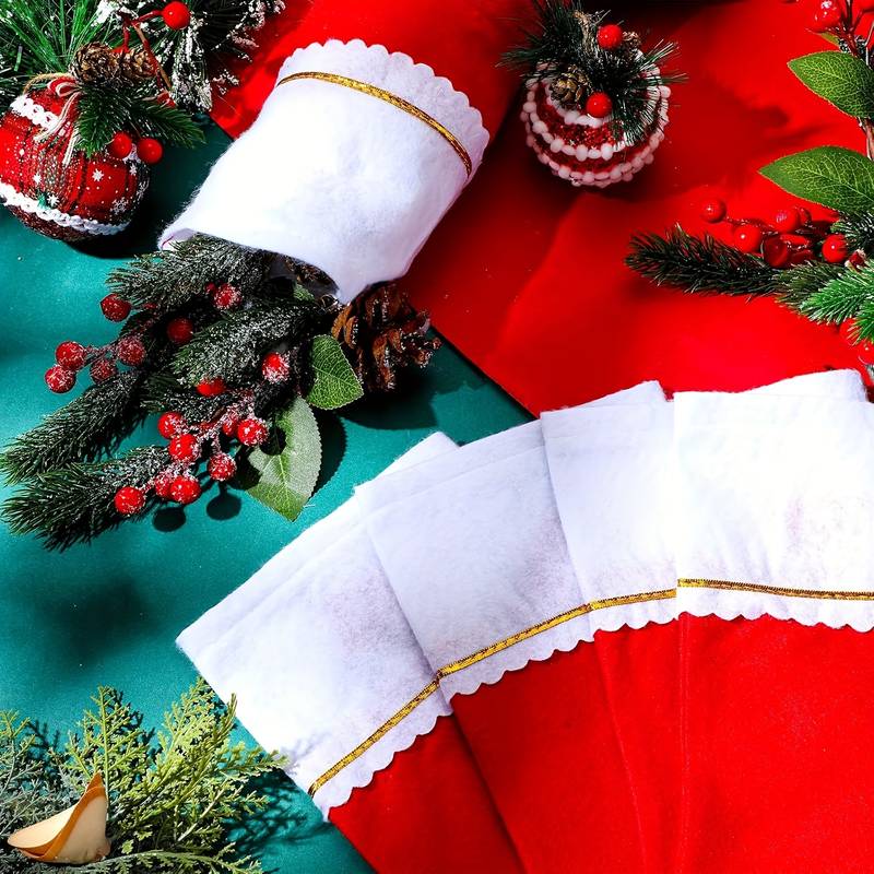 1/3/6pcs Christmas Stockings,  - Christmas Stocking Hanging 评论和价格