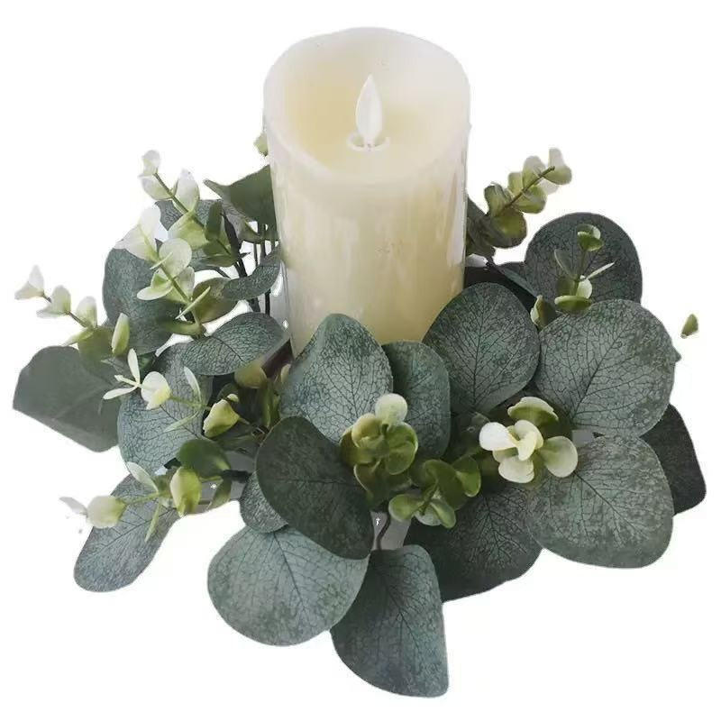 Eucalyptus Wreath Christmas Ca - Christmas Wreath Fake 评论和价格