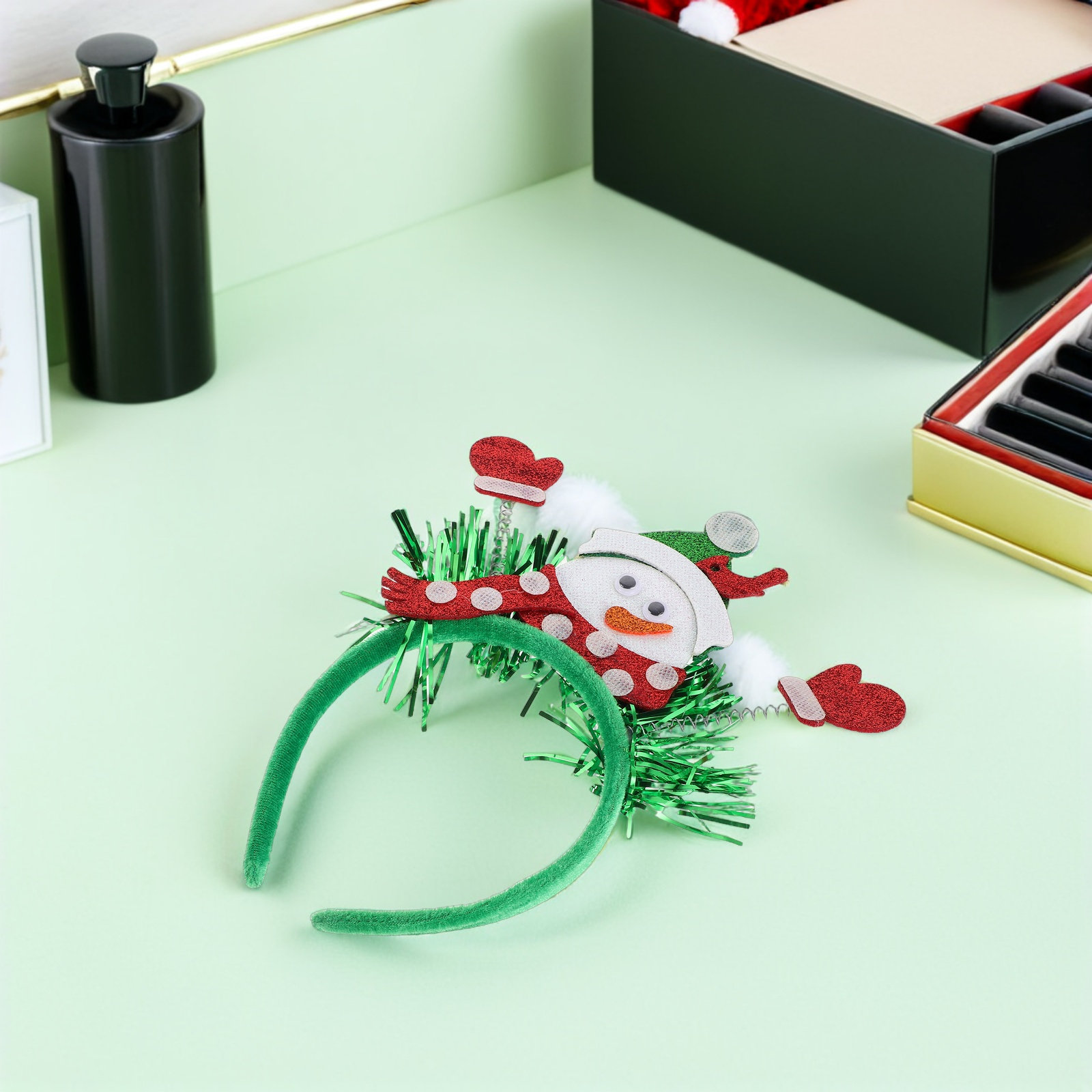 Christmas Headband Red Reindee - Reindeer Antlers Headband 评论和价格