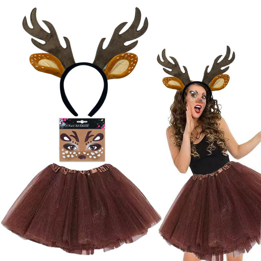 Christmas Reindeer Antler Head - Reindeer Antlers Headband 评论和价格