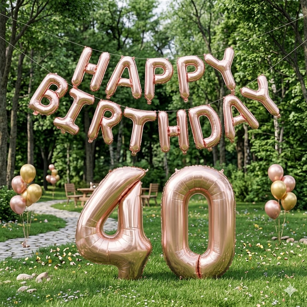 Happy Birthday 32Inch Number F - Tinsel Garland Decoration 评论和价格