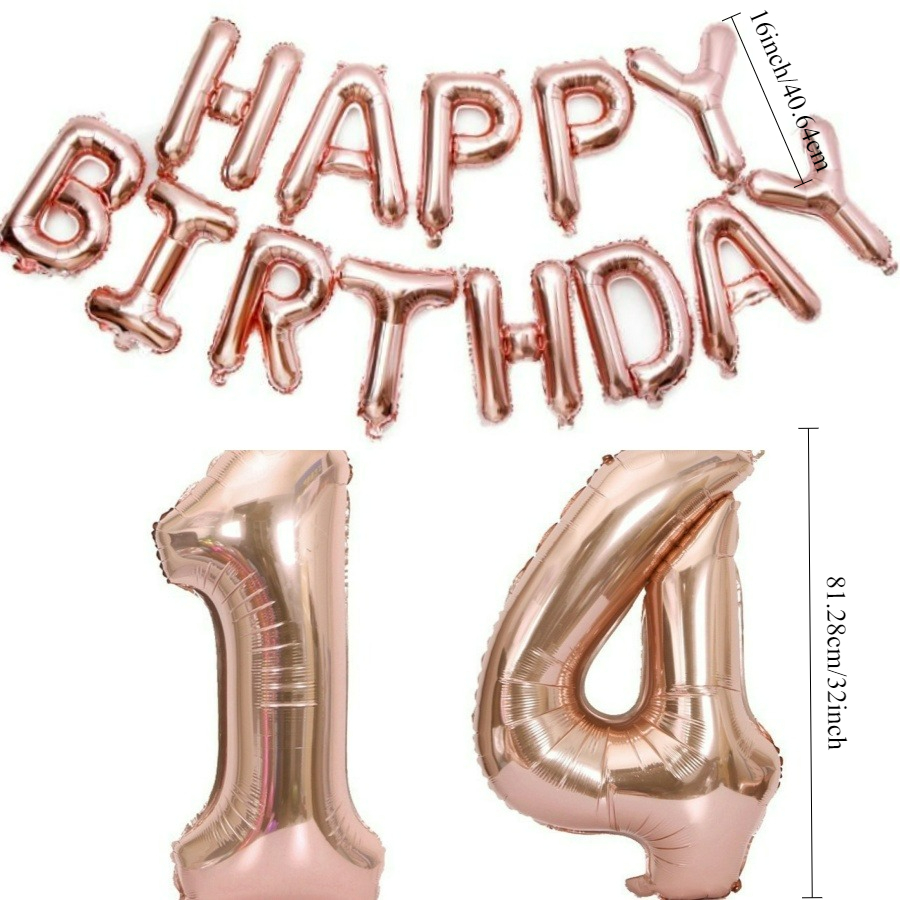 Happy Birthday 32Inch Number F - Tinsel Garland Decoration 评论和价格