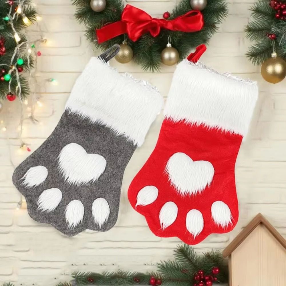 1/3/5/10PCS Long Plush Hair Do - Christmas Stocking Hanging 评论和价格