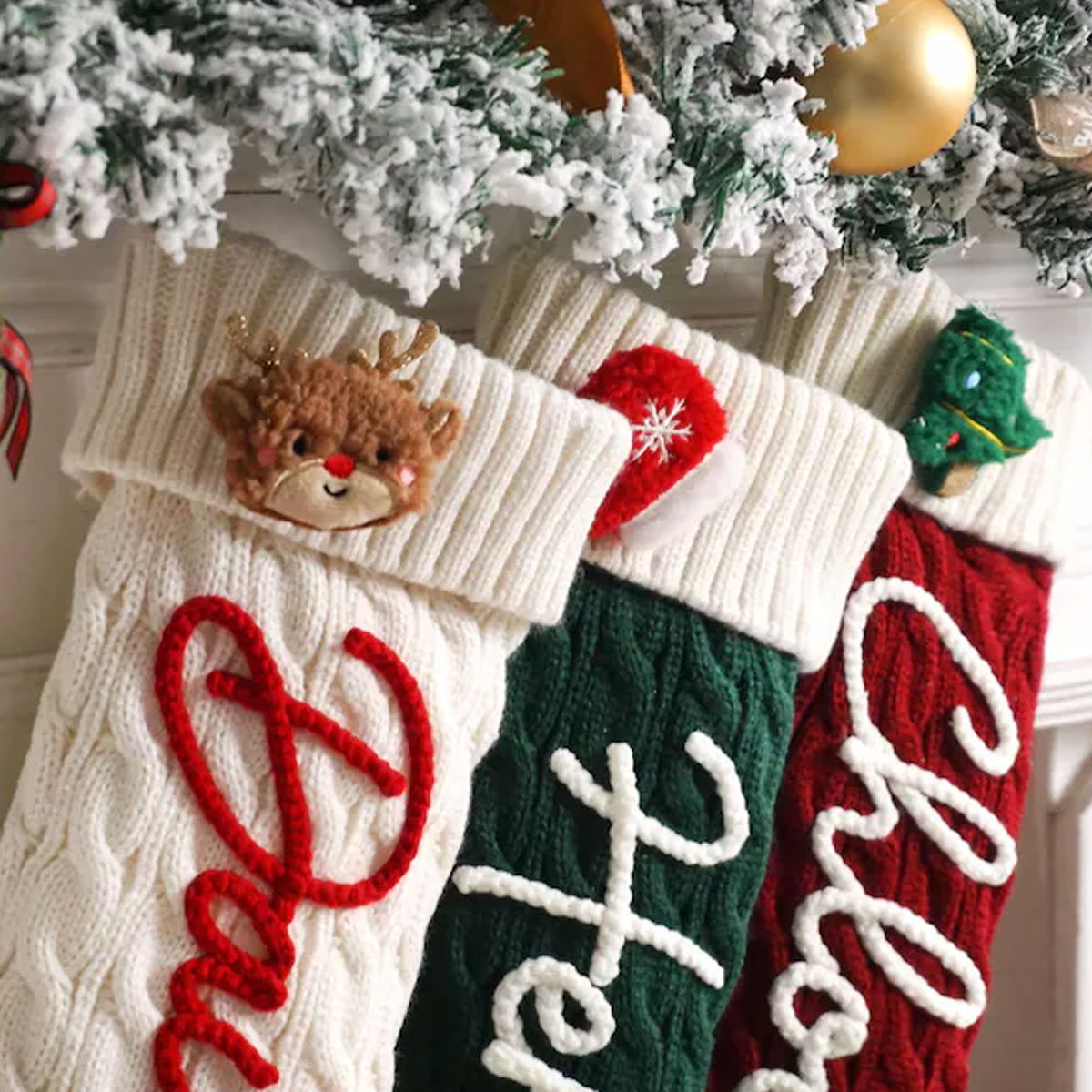 1PC Christmas Decorative Stock - Christmas Stocking Hanging 评论和价格