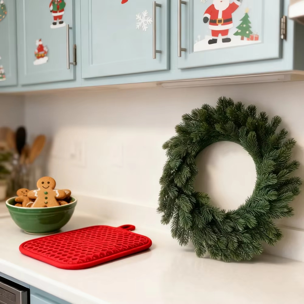 Artificial Pine Wreath Plant C - Christmas Wreath Fake 评论和价格